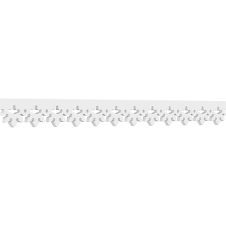 Ekena Millwork Norway Architectural Grade PVC Running Trim, 4"H x 5/8"P x 48"L RUNP04X0625X48NRW